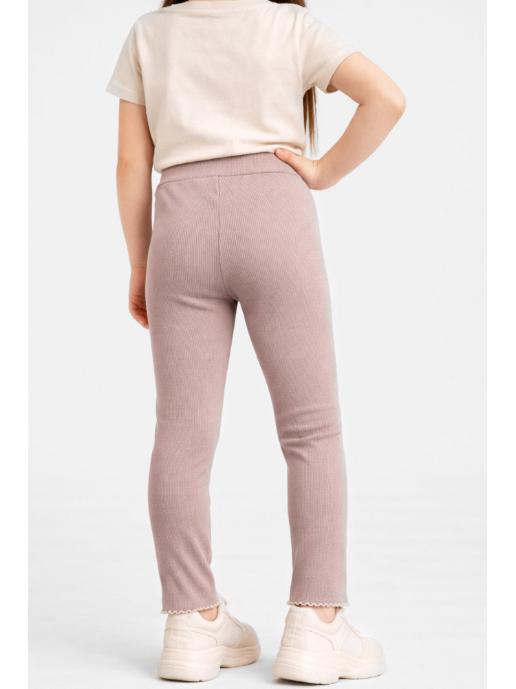 Лосини дитячі трикотажні для дівчинки бежевого кольору 401-1 212051C