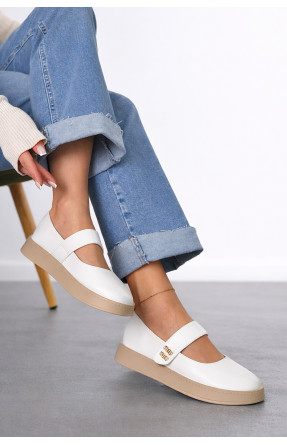 Лоферы женские белого цвета Е369-6 212071C Лоферы женские белого цвета Е369-6 212071C