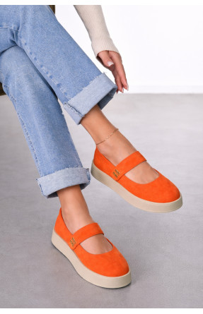 Лоферы женские оранжевого цвета Е369-10 212073C Лоферы женские оранжевого цвета Е369-10 212073C
