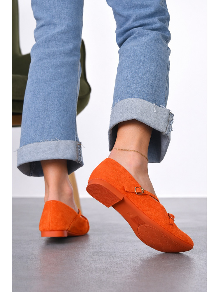 Балетки женские оранжевого цвета Е356-2 212076C