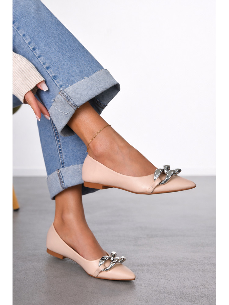 Балетки женские бежевого цвета 5601-22 212083C