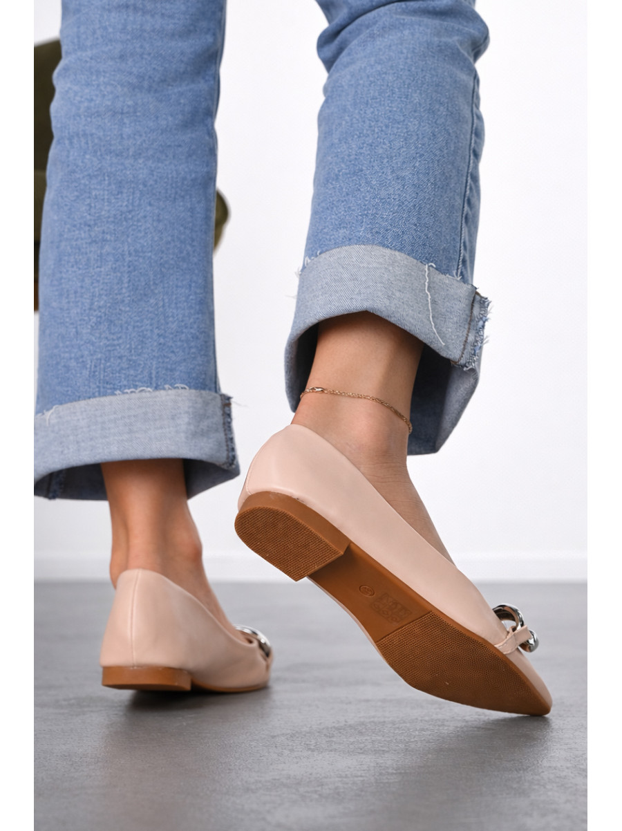 Балетки женские бежевого цвета 5601-22 212083C