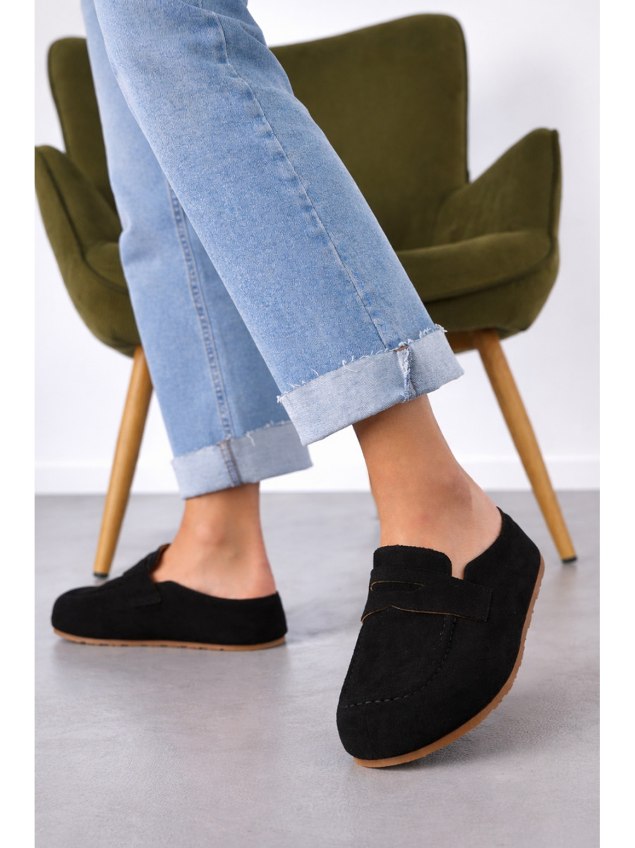 Мюли женские черного цвета Т11-1 212088C