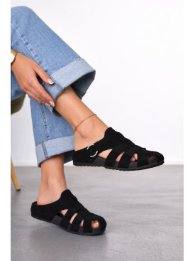 Мюлі жіночі чорного кольору N80-3 212090C