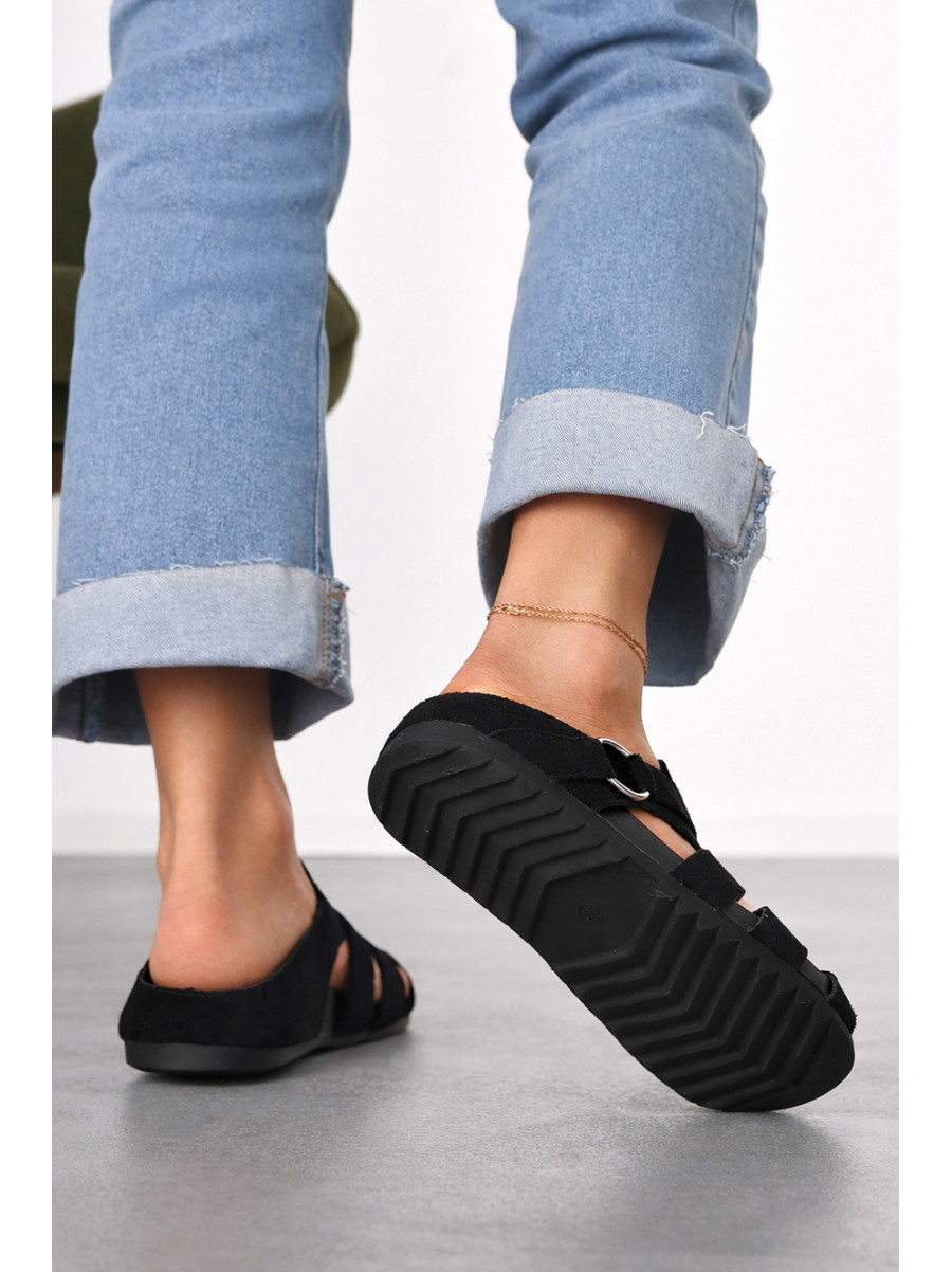 Мюли женские черного цвета N80-3 212090C