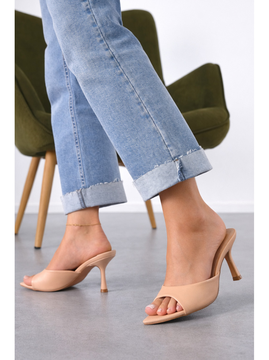 Босоножки женские бежевого цвета S 188-1 212092C