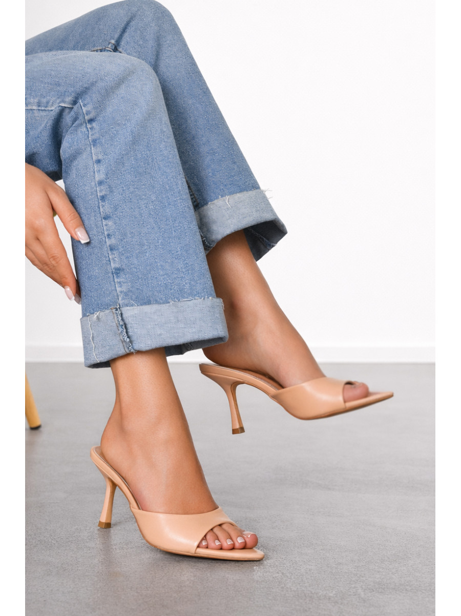 Босоножки женские бежевого цвета S 188-1 212092C