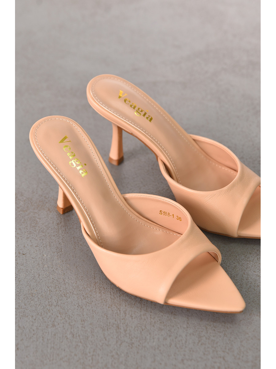 Босоножки женские бежевого цвета S 188-1 212092C