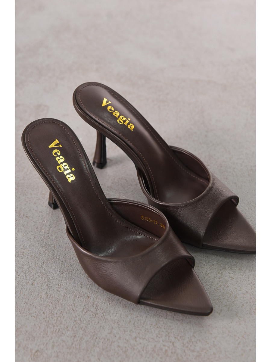 Босоножки женские коричнивого цвета S 188-12 212093C