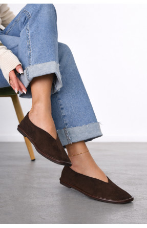 Мокасины женские коричнивого цвета 6927-12 212096C Мокасины женские коричнивого цвета 6927-12 212096C