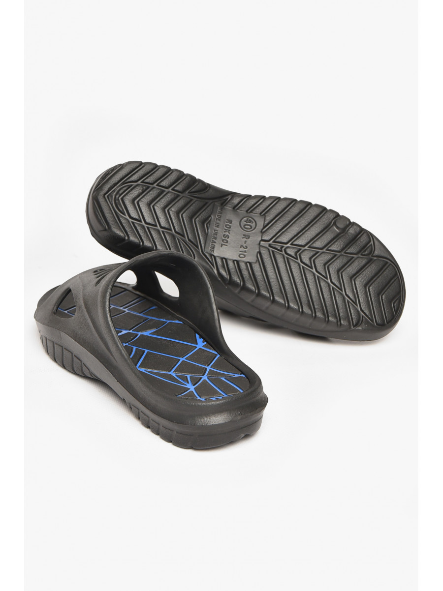 Шлепанцы мужские пена черного цвета 210 212099C