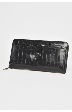 Гаманець чоловічий з екошкіри чорного кольору 9043 212101C
