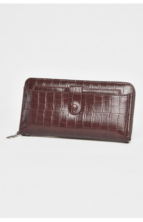 Гаманець чоловічий з екошкіри темно-коричневого кольору 9043 212102C