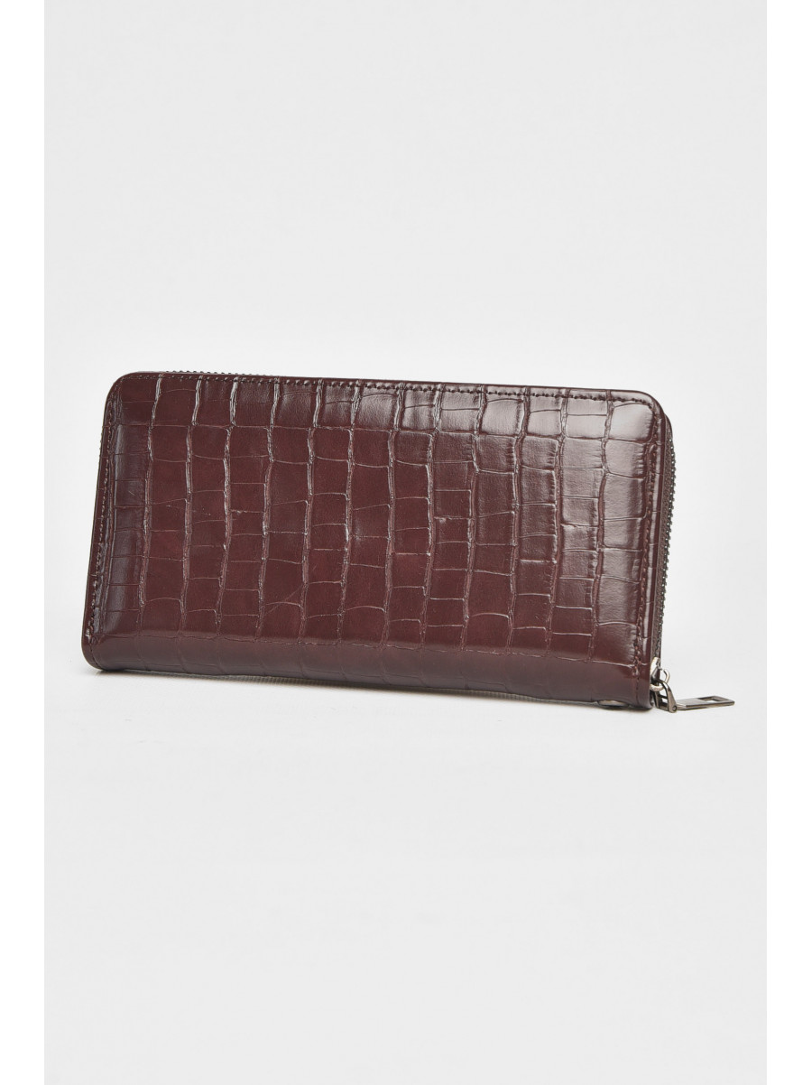 Гаманець чоловічий з екошкіри темно-коричневого кольору 9043 212102C