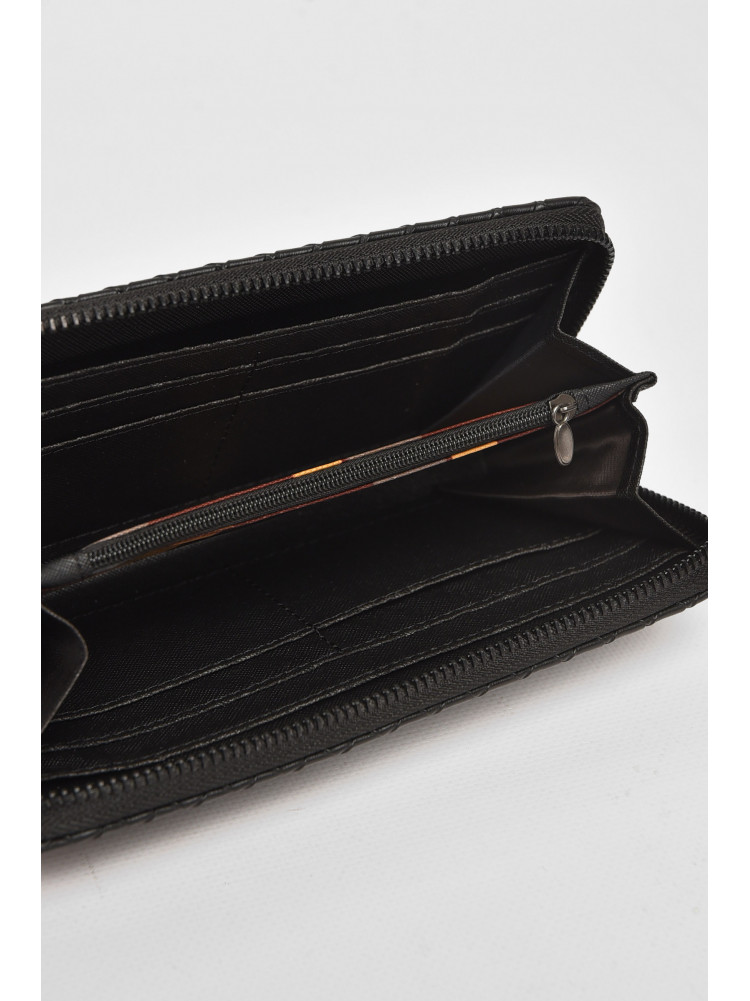 Гаманець чоловічий з екошкіри чорного кольору 1125-5 212103C