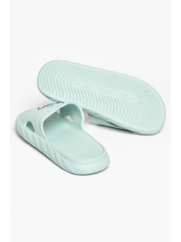Шлепки пена женские мятного цвета DS68 212111C