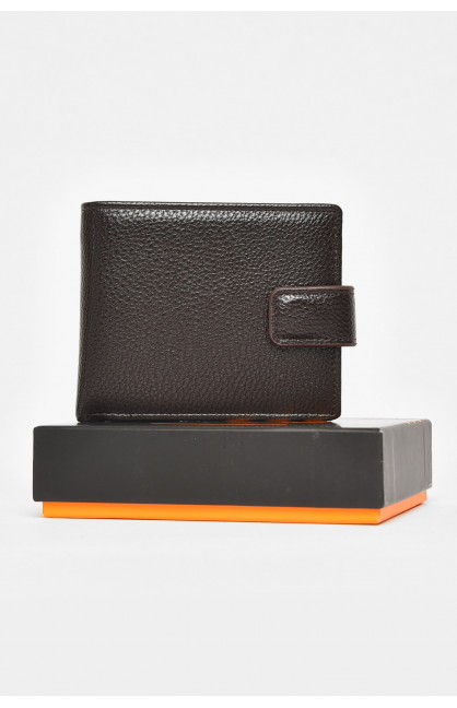 Кошелек мужской из экокожи коричневого цвета 209-1 212113C