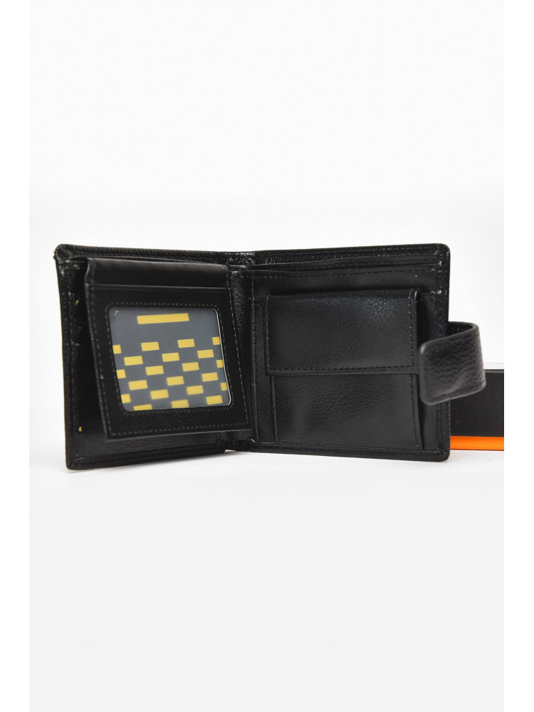 Кошелек мужской из экокожи черного цвета 209-1 212114C