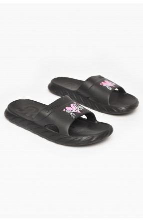 Шлепки пена женские черного цвета DS68 212115C