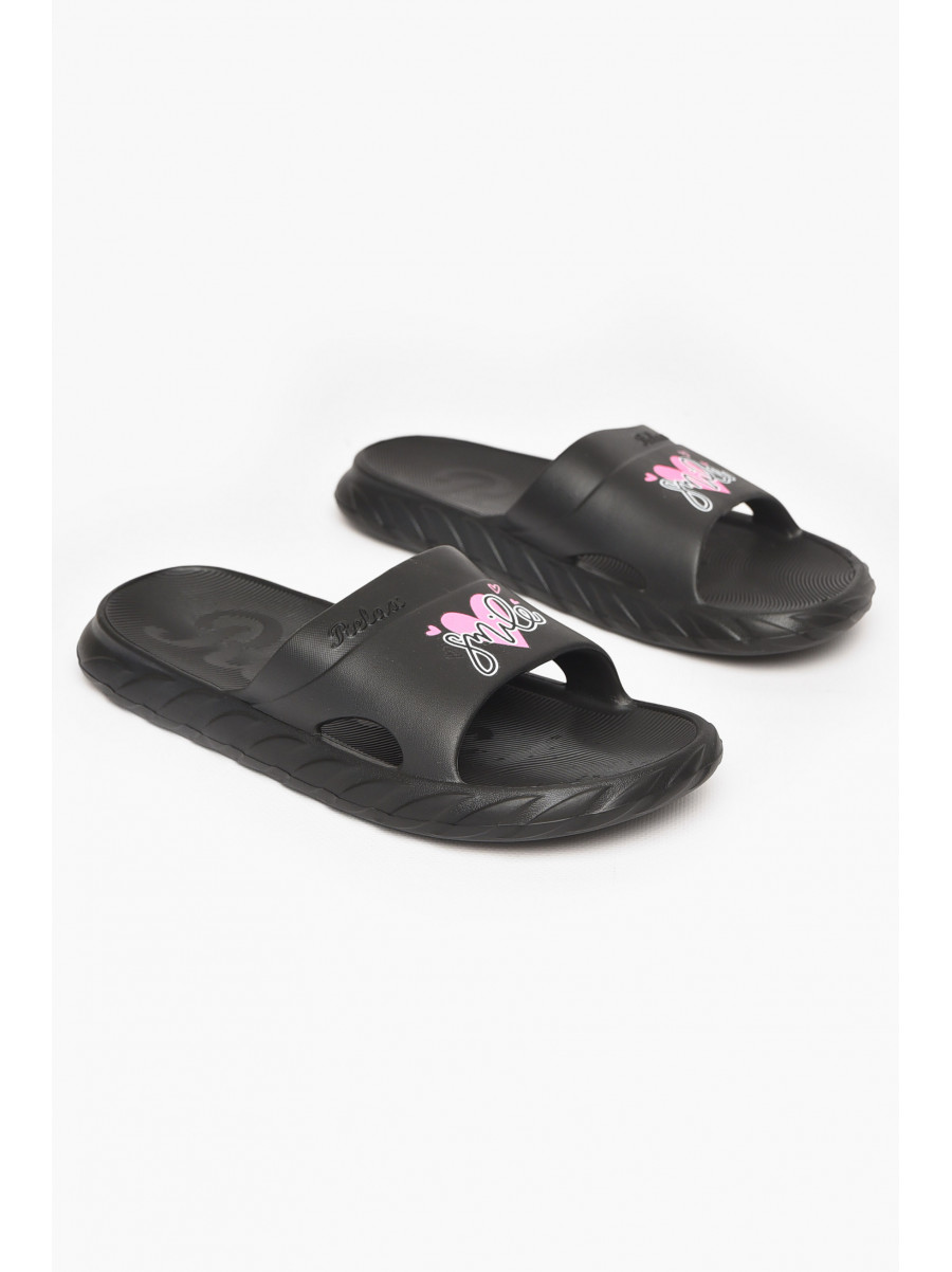 Шлепки пена женские черного цвета DS68 212115C