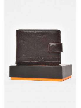 Кошелек мужской из экокожи коричневого цвета 538-3 212116C