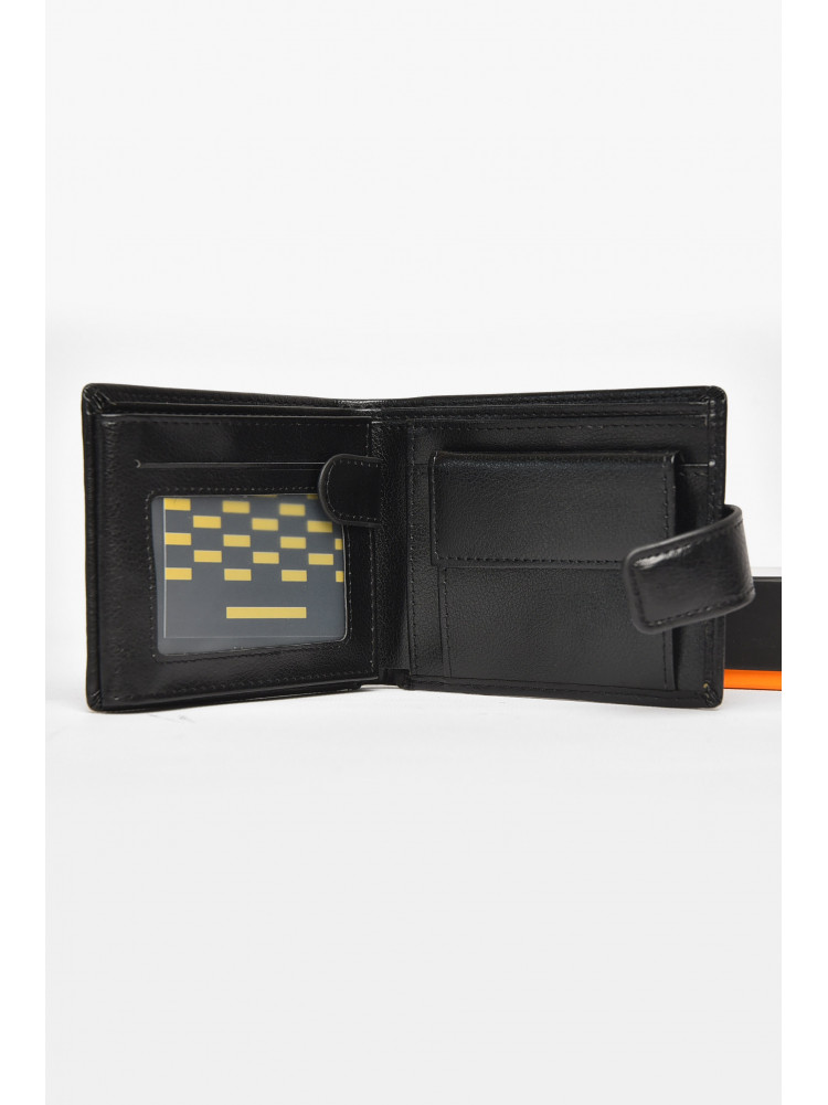 Кошелек мужской из экокожи черного цвета 538-3 212117C