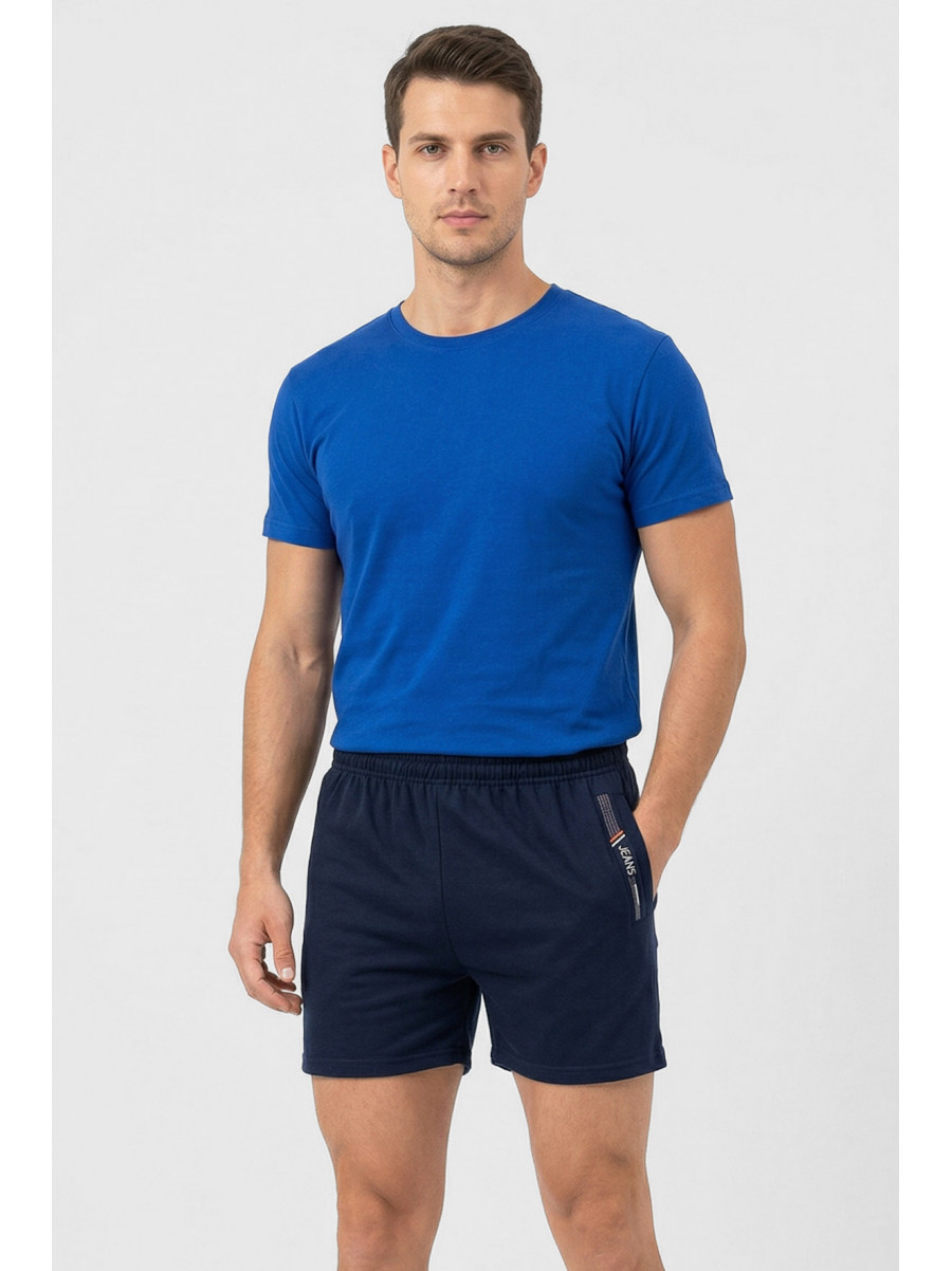 Шорты мужские батальные тёмно-синего цвета WFK5105 212123C