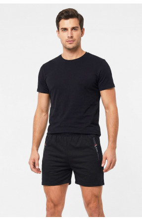 Шорты мужские батальные черного цвета WFK5105 212124C