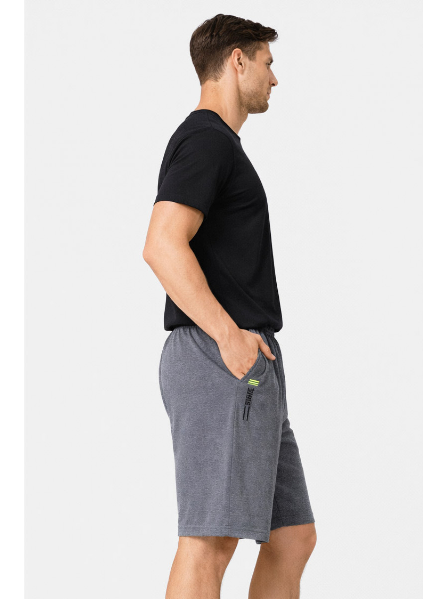 Шорты мужские батальные серого цвета WFK5105 212125C