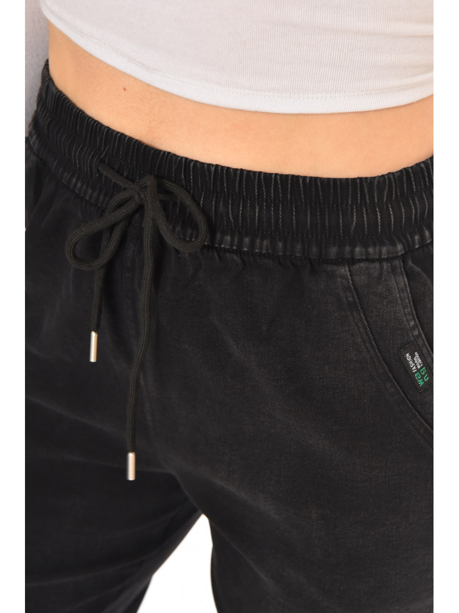 Джинсы женские однотонные черного цвета А4086-2 212126C