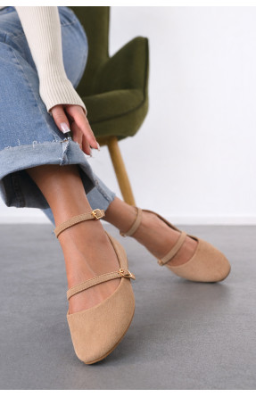 Балетки женские светло-бежевого цвета Е353-3 212133C Балетки женские светло-бежевого цвета Е353-3 212133C