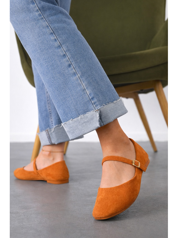 Балетки женские бежевого цвета Е352-5 212136C