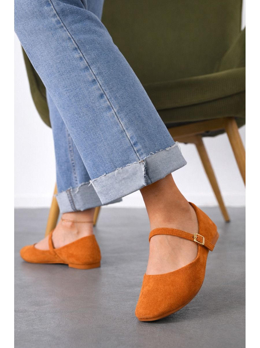 Балетки женские бежевого цвета Е352-5 212136C