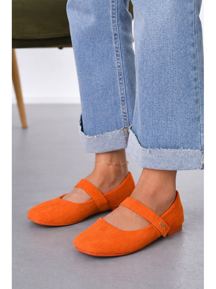 Балетки женские оранжевого цвета Е355-12 212137C