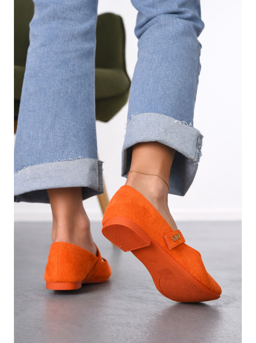 Балетки женские оранжевого цвета Е355-12 212137C