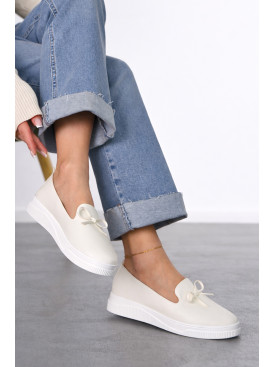 Туфлі-лофери жіночі білого кольору Х328-2 212139C