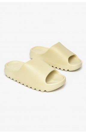 Шлепанцы резиновые женские бежевого цвета 9017-3 212140C Шлепанцы резиновые женские бежевого цвета 9017-3 212140C