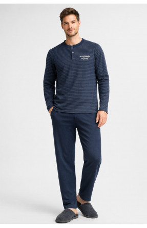 Піжама чоловіча темно-синього кольору 7516 212146C