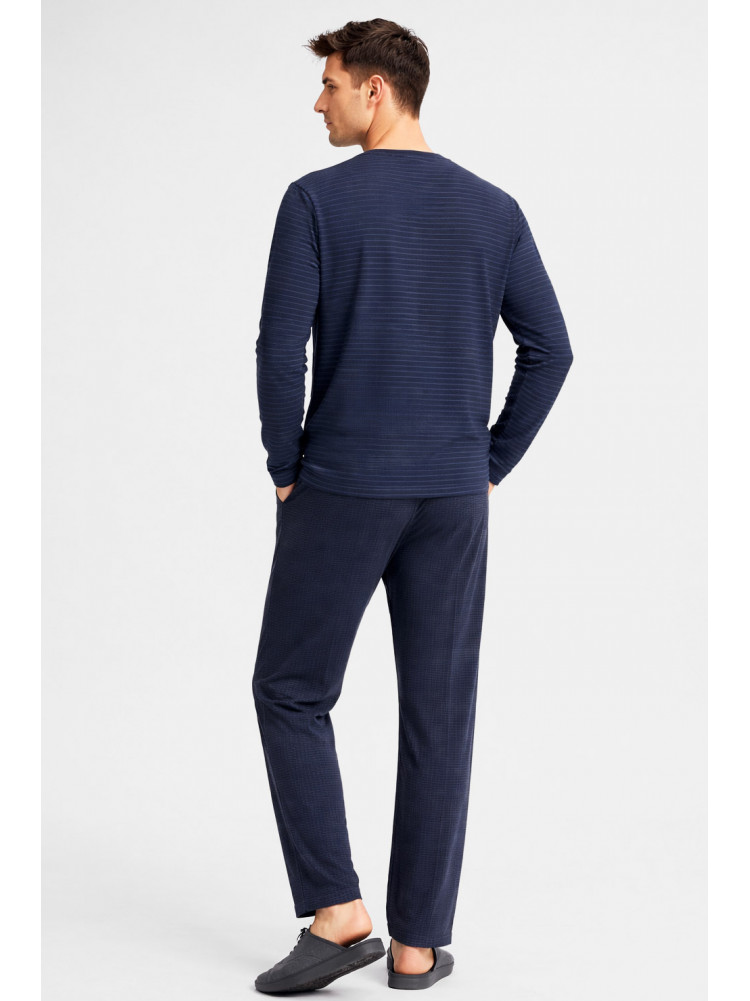 Пижама мужская тёмно-синего цвета 7516 212146C
