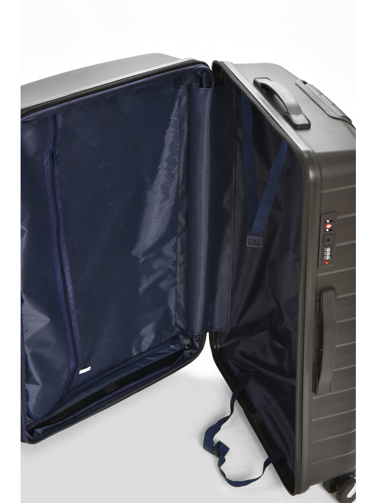 Чемодан дорожный на 4 колесах черного цвета 92л 212149C