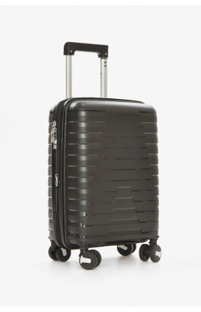 Чемодан дорожный на 4 колесах черного цвета 23л 212152C