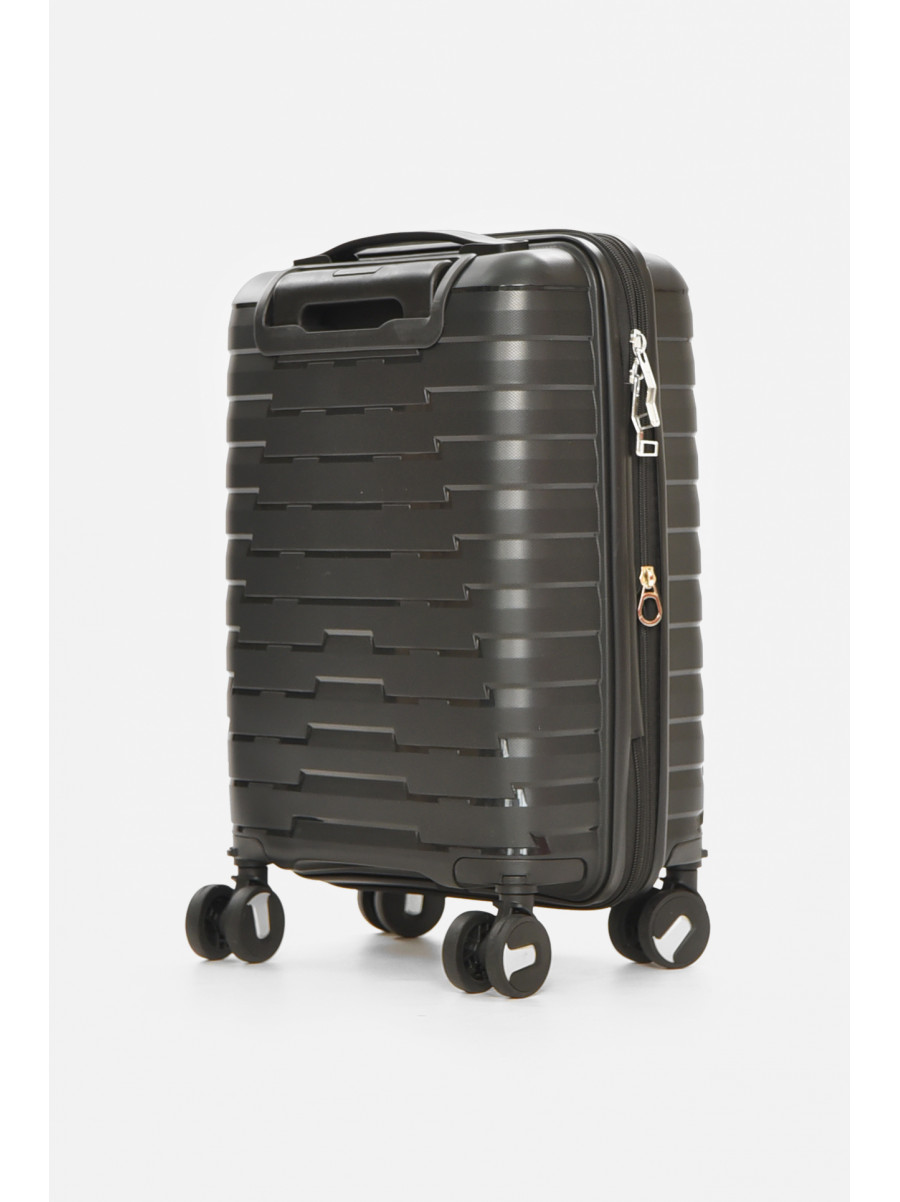 Чемодан дорожный на 4 колесах черного цвета 23л 212152C