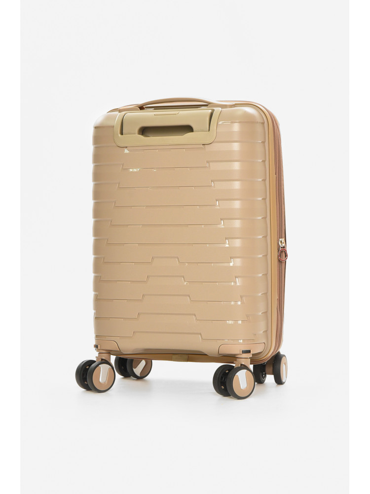 Чемодан дорожный на 4 колесах бежевого цвета 23л 212156C