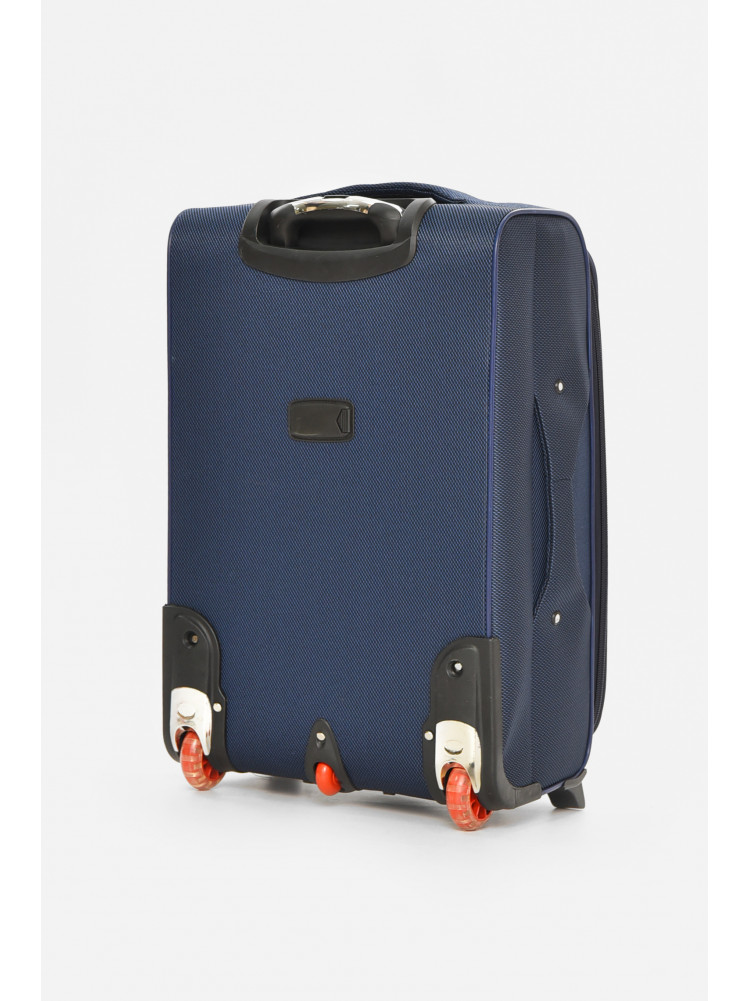 Чемодан дорожный на 2 колесах темно-синего цвета 60л 212158C