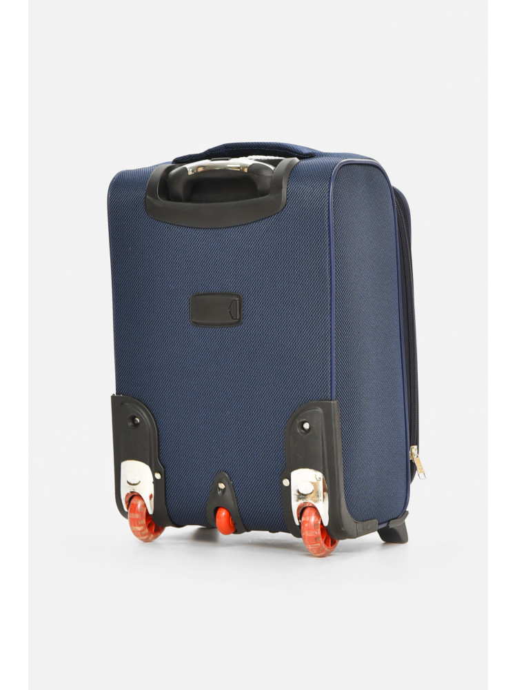 Чемодан дорожный на 2 колесах темно-синего цвета 34л 212159C