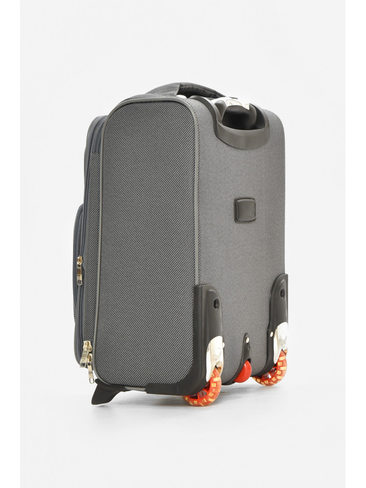 Чемодан дорожный на 2 колесах серого цвета 34л 212162C