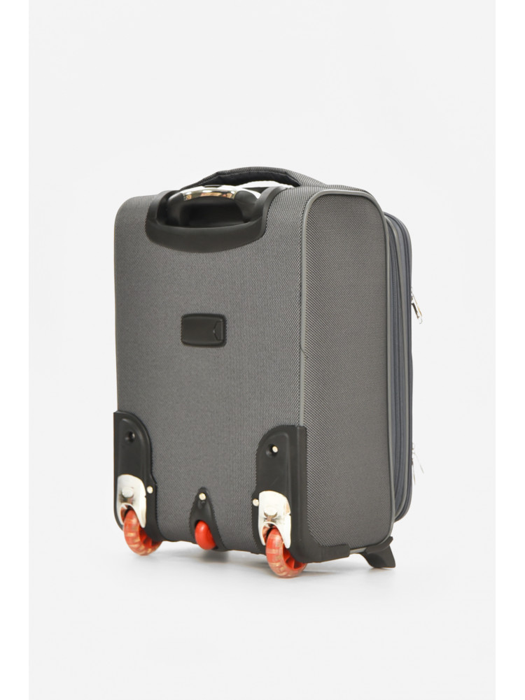 Чемодан дорожный на 2 колесах серого цвета 34л 212162C