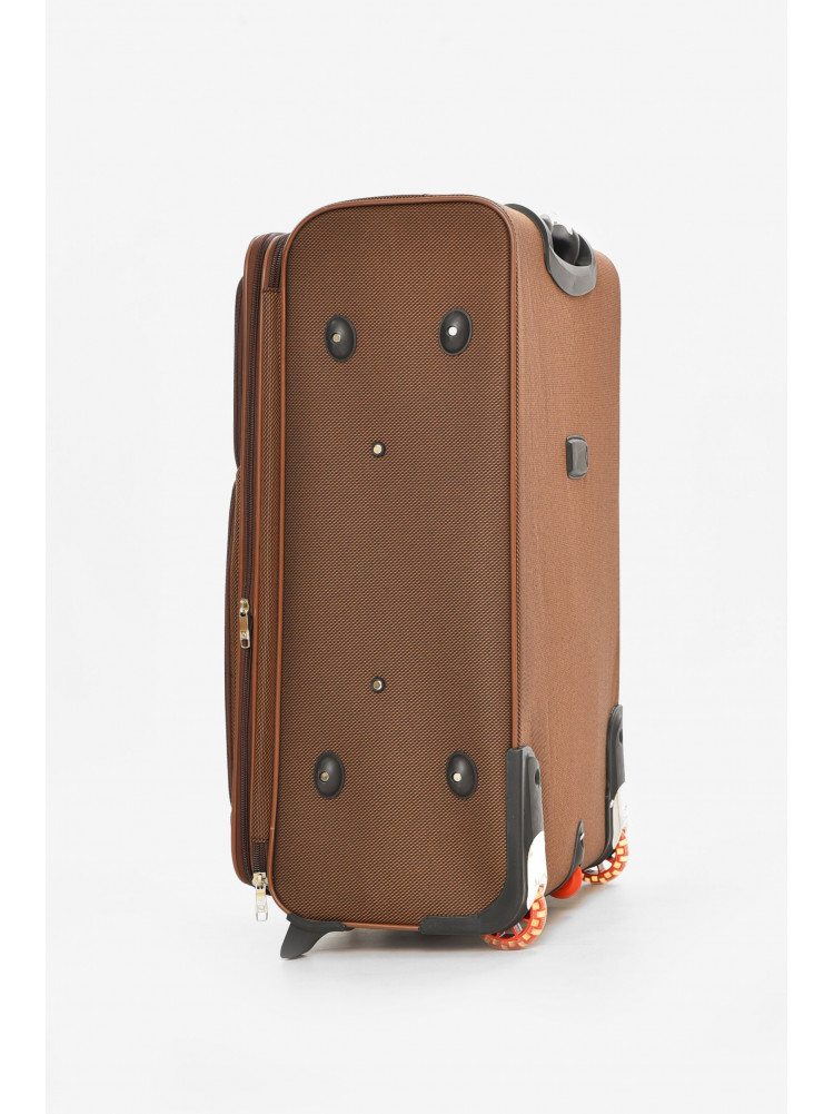 Чемодан дорожный на 2 колесах коричневого цвета 100л 212163C