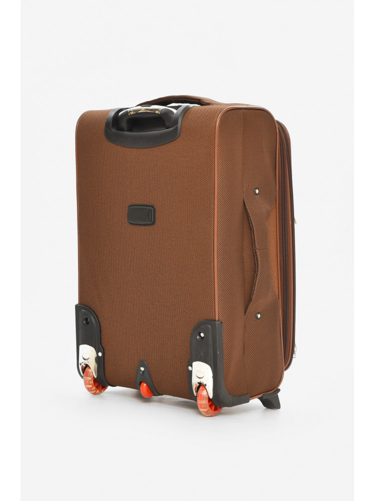 Чемодан дорожный на 2 колесах коричневого цвета 60л 212164C