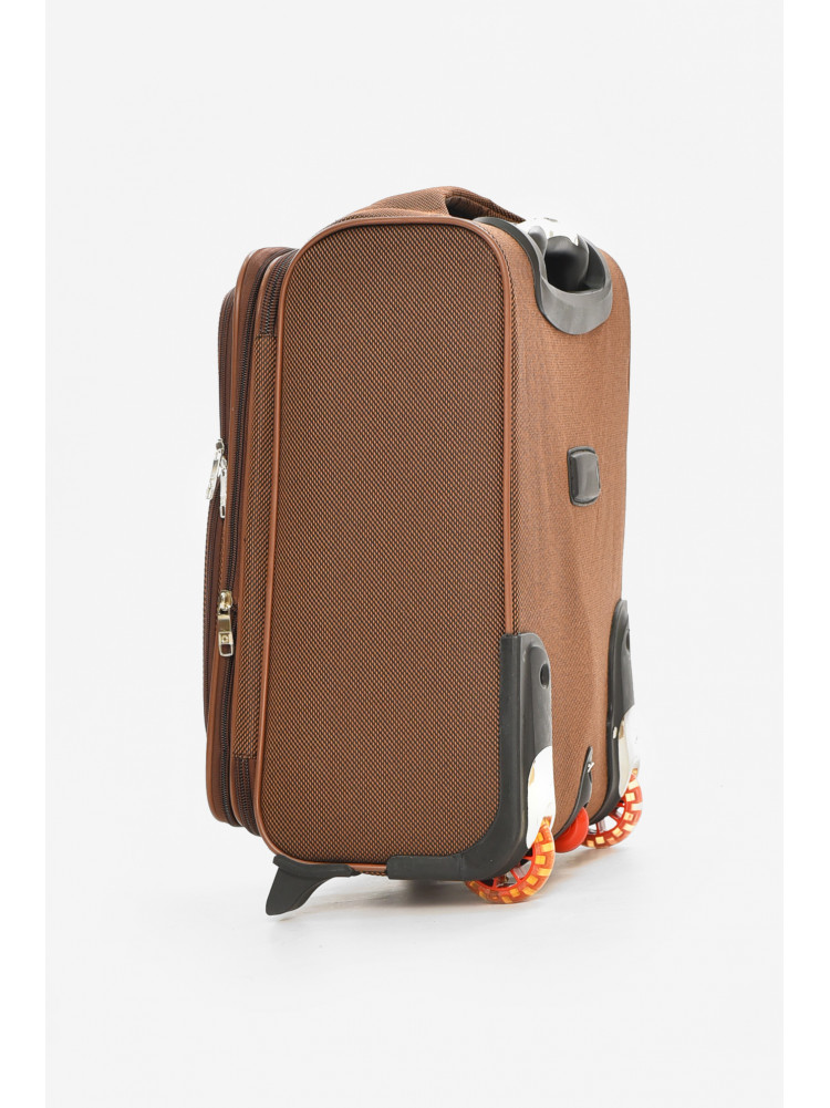 Чемодан дорожный на 2 колесах коричневого цвета 34л 212165C